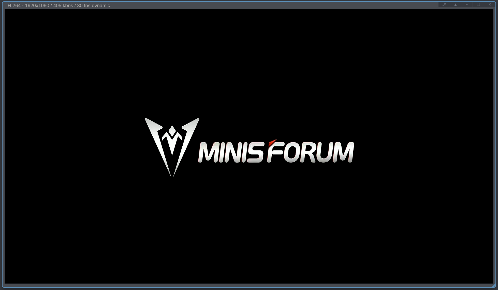 minisforum logo shown during POST